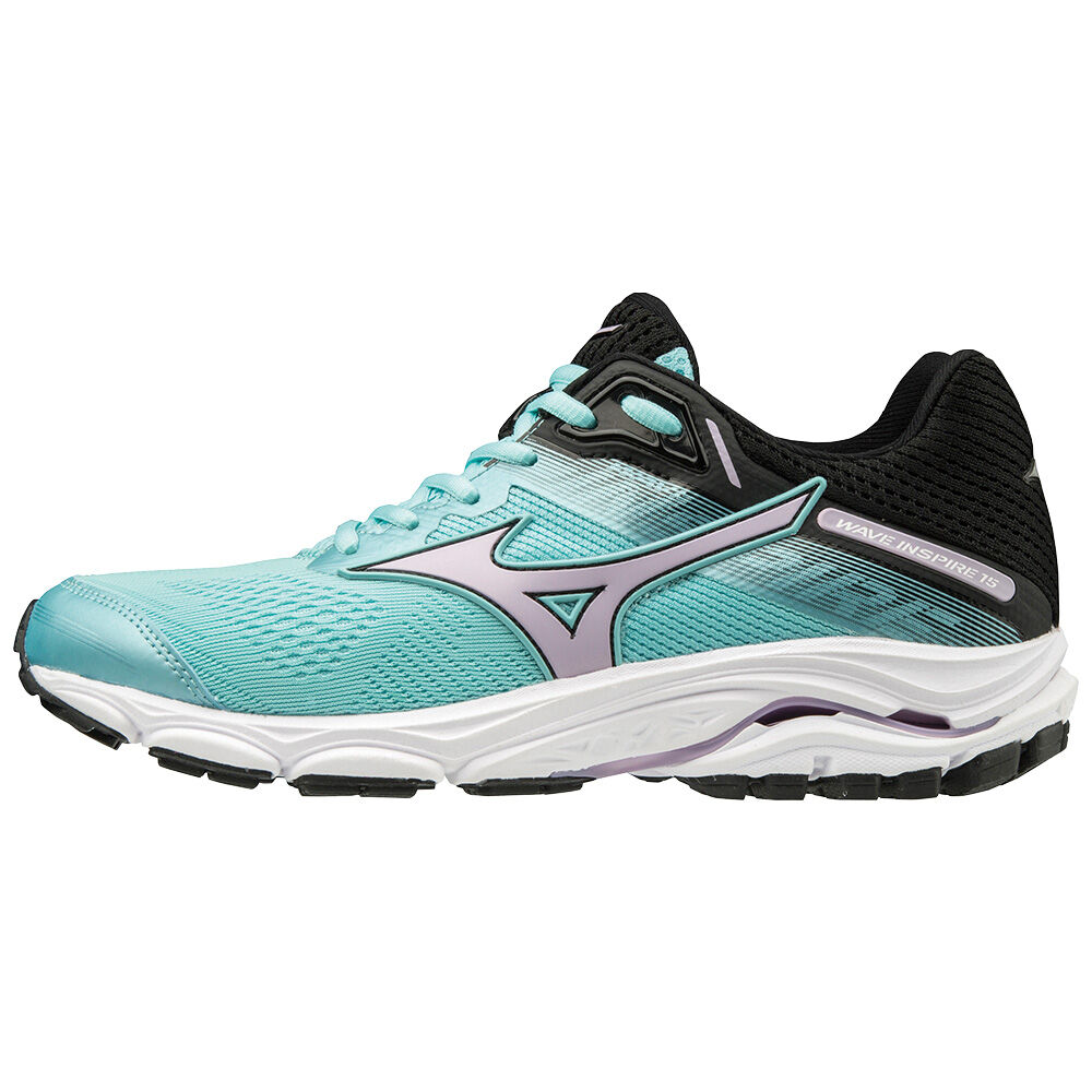 Mizuno Women's WAVE INSPIRE 15 Running Shoes Blue/ Black (J1GD194469-GJY)